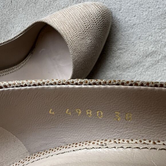 Sergio Rossi Piper Kalika Tan Nude Stiletto Heel Pump Women EU 38 US 7.5-8 Italy - Picture 13 of 16